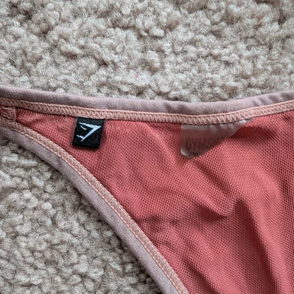 Gymshark Pink Mauve Turbo Racerback Vest Crop Tank Top Size XS - Picture 5 of 8